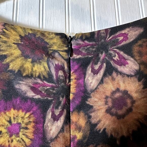 Slate & Willow Square Neck Long Sleeve Floral Dress - Picture 8 of 9